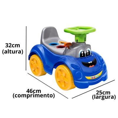 Motoca Menina Infantil Bebe C/ Empurrador Totokinha