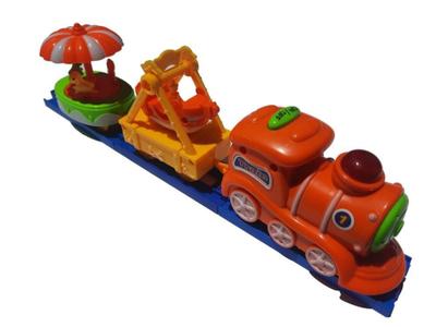 Trem Infantil de Brinquedo Locomotiva Expressa Com Trilhos Art Brink - Vou  Comprar