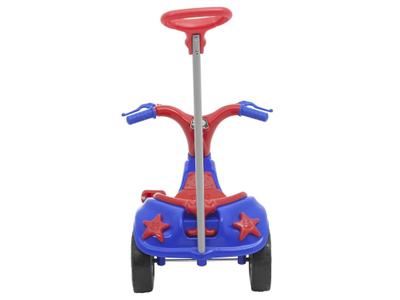 TRICICLO INFANTIL MOTOCA PRAIA E CAMPO COM EMPURRADOR - TRICICLO INFANTIL  MOTOCA PRAIA E CAMPO COM EMPURRADOR - TODOS