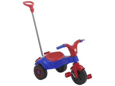 Motoca Triciclo Infantil com Empurrador Praia e Campo Bob Mar - Xplast