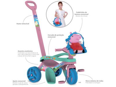 Triciclo Infantil Mototico com Empurrador Bandeirante com o Melhor