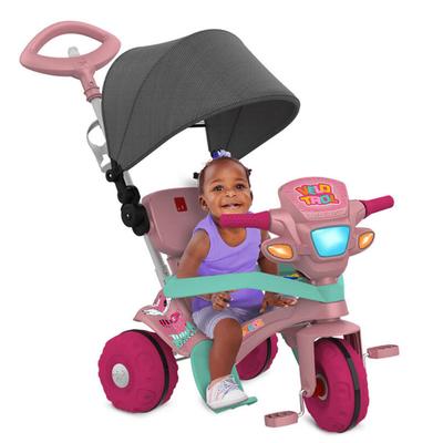 Motoca Triciclo Infantil Velo Baby com Empurrador - Bandeirante +