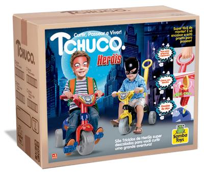 Triciclo Motoca Velotrol Super Teia Infantil - Tchuco