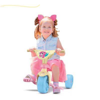 Motoca Infantil Com Haste De Empurrar Triciclo Menina Pedal Velocípede  Menino Velotrol Brinquedo Kendy - Velotrol e Triciclo a Pedal - Magazine  Luiza