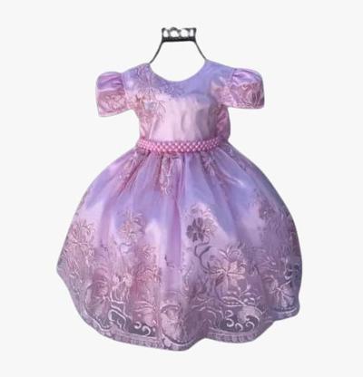 Vestido Infantil Social Daminha Princesa Sofia Aniversário