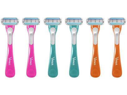 Aparelho de Depilação Feminino Gillete Tropical Venus 6 Unidades
