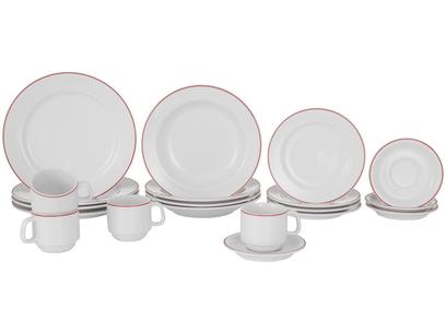 Aparelho de Jantar 20 Peças Schmidt Redondo – Porcelana Filete