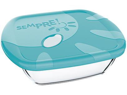 Assadeira de Vidro Quadrada – Sempre 1 Unidade Sortido