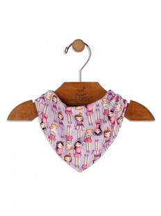 Babador Bandana Up Baby Meninas Lilás Único