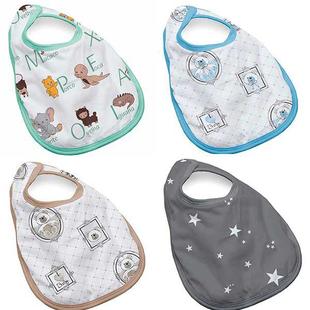 Babador Tecebem Baby Menino Estampado 04 Unidades Kinder