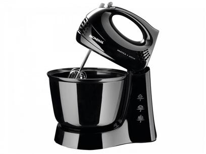 Batedeira Mondial Preto 400W Prática B-44-B - 3 Velocidades