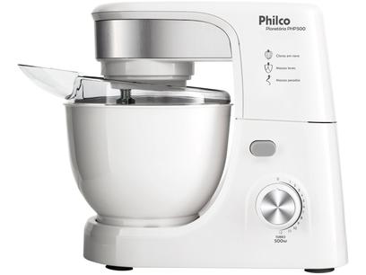 Batedeira Planetária Philco Branca PHP500 Turbo – 500W 12 Velocidades