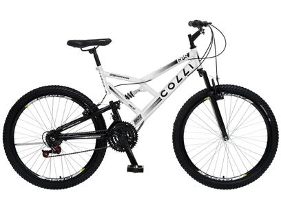 Bicicleta Colli Bike GPS Pro Aro 26 21 Marchas - Dupla Suspensão Freio V-brake