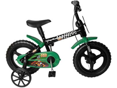 Bicicleta Infantil Aro 12 Styll Kids Radical Kid - Verde e Preto