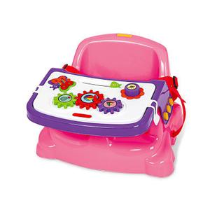 Cadeira Cadeirinha Alimentação Bebê Portátil Didática - Poliplac Rosa
