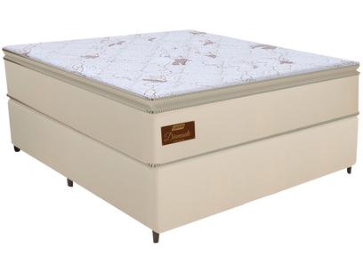 Cama Box Casal (Box + Colchão) Gazin - Mola Ensacada 67cm de Altura Diamante