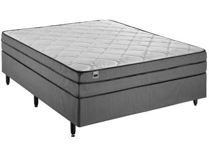 Cama Box Casal (Box + Colchão) Inducol – Molas Ensacadas 64cm de Altura Vanille Black