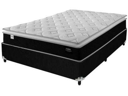 Cama Box Casal (Box + Colchão) Plumatex Mola 28cm Flórida