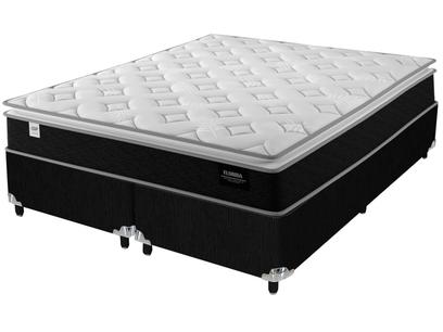 Cama Box Queen (Box + Colchão) Plumatex – Mola 28cm Flórida