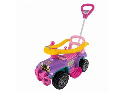 Carrinho de Passeio Infantil Jip Jip – com Empurrador Maral Rosa