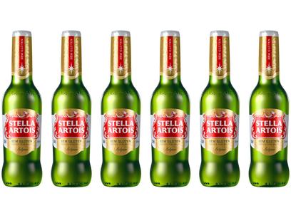 Cerveja Stella Artois Puro Malte American Lager - 6 Unidades Garrafa 330ml