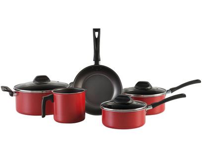 Conjunto de Panelas Brinox Garlic Antiaderente 5 Peças