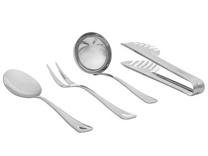 Conjunto de Utensílios Tramontina Inox Havana 4 Peças