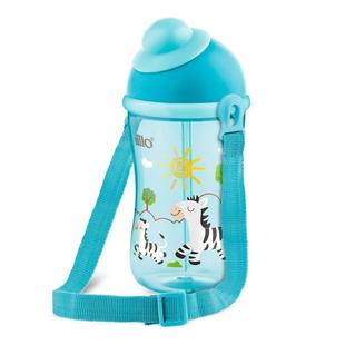 Copo com Canudo - Cantil 390 ml - Antivazamento -...