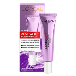 Creme Anti-idade para Olhos L’Oréal Paris – Revitalift Hialurônico