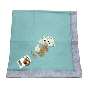 Cueiro Bebê Menino Azul Flanela - Lessa kids