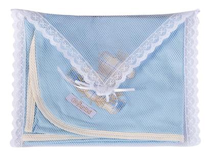 Cueiro em malha 100% alg. bordart enxovais 80x70cm bebê menino