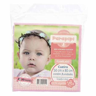 Cueiro liso parapipi pacote 3 u