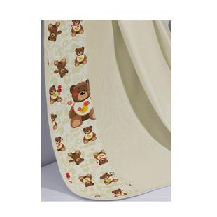 Cueiro menino estampado em Urso Pimpão 80cm x 90cm - Tecebem