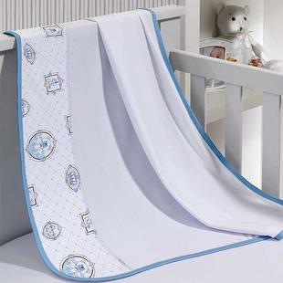 Cueiro Simples Tecebem Baby George Malha Estampado kinder Azul