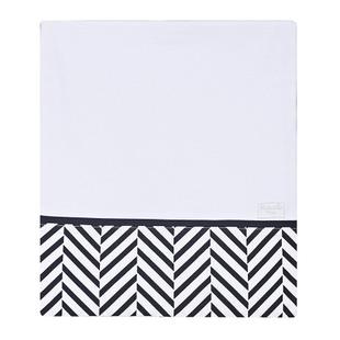 Cueiro Zig Zag Preto Malha 100% Algodão - Batistela Baby