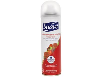 Desodorante Suave Frutas Vermelhas e Lichia - Aerossol Antitranspirante Feminino 150ml