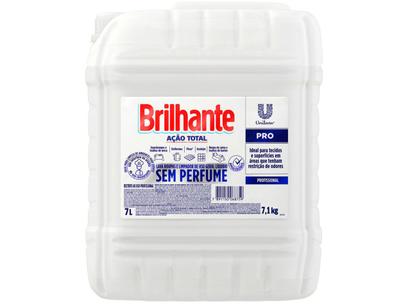 Detergente Líquido Multiuso Brilhante - sem Perfume Pro Ação Total Profissional 7L