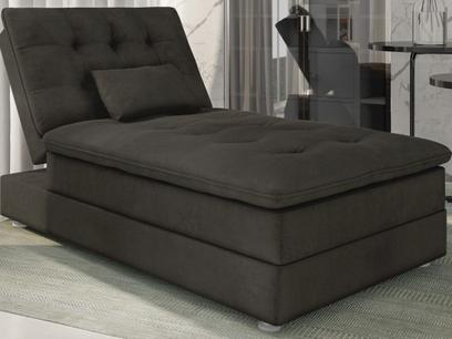 Divã Suede Penélope Matrix - Cappuccino