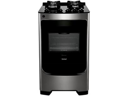 Fogão 4 Bocas Consul Inox Mesa de Vidro – Acendimento Automático CFO4 VAR