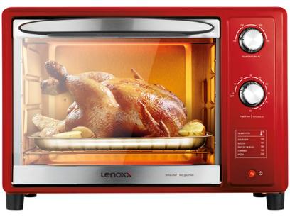 Forno Elétrico de Bancada Lenoxx 36L - Chef Red Gourmet PFO309