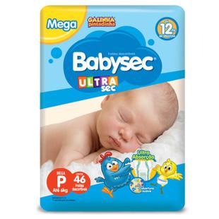 Fralda Babysec Galinha Pintadinha Ultrasec P - 50 Fraldas