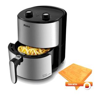 Fritadeira Air Fryer Philco 3,2L Inox 127V com Tabua Media Bela Home