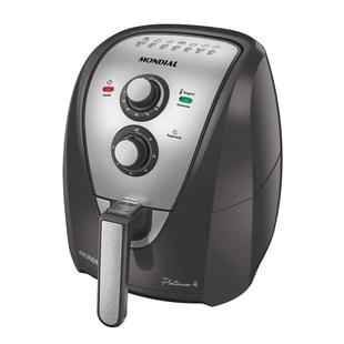 Fritadeira Elétrica Air Fryer Mondial AFN-40-PI 4L Cinza - 127V - Arno