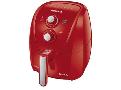Fritadeira Elétrica sem Óleo/Air Fryer Mondial AFN40FR Vermelha 4L com Timer