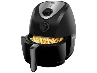 Fritadeira Elétrica Sem Óleo/Air Fryer Philco – Air Fry Saúde Preta 4,4L com Timer