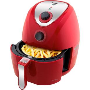 Fritadeira Philco, Air Fry Saúde, Inox PH3,2L Vermelha – 110V