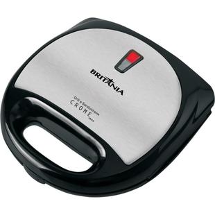 Grill e Sanduicheira Britânia Crome Inox – 110V