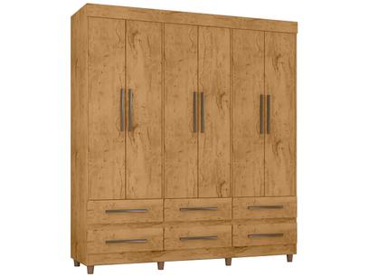 Guarda-roupa Casal 6 Portas 6 Gavetas Araplac - Maia