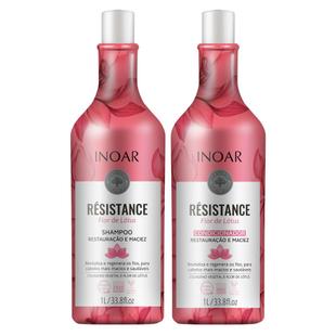 Inoar Résistance Flor de Lótus Kit – Shampoo + Condicionador