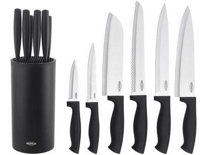 Jogo de Facas Brinox Inox com Cepo 2558/400 7 Peças